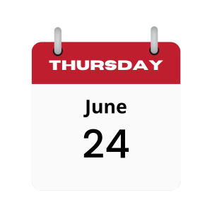 Thursday June 24